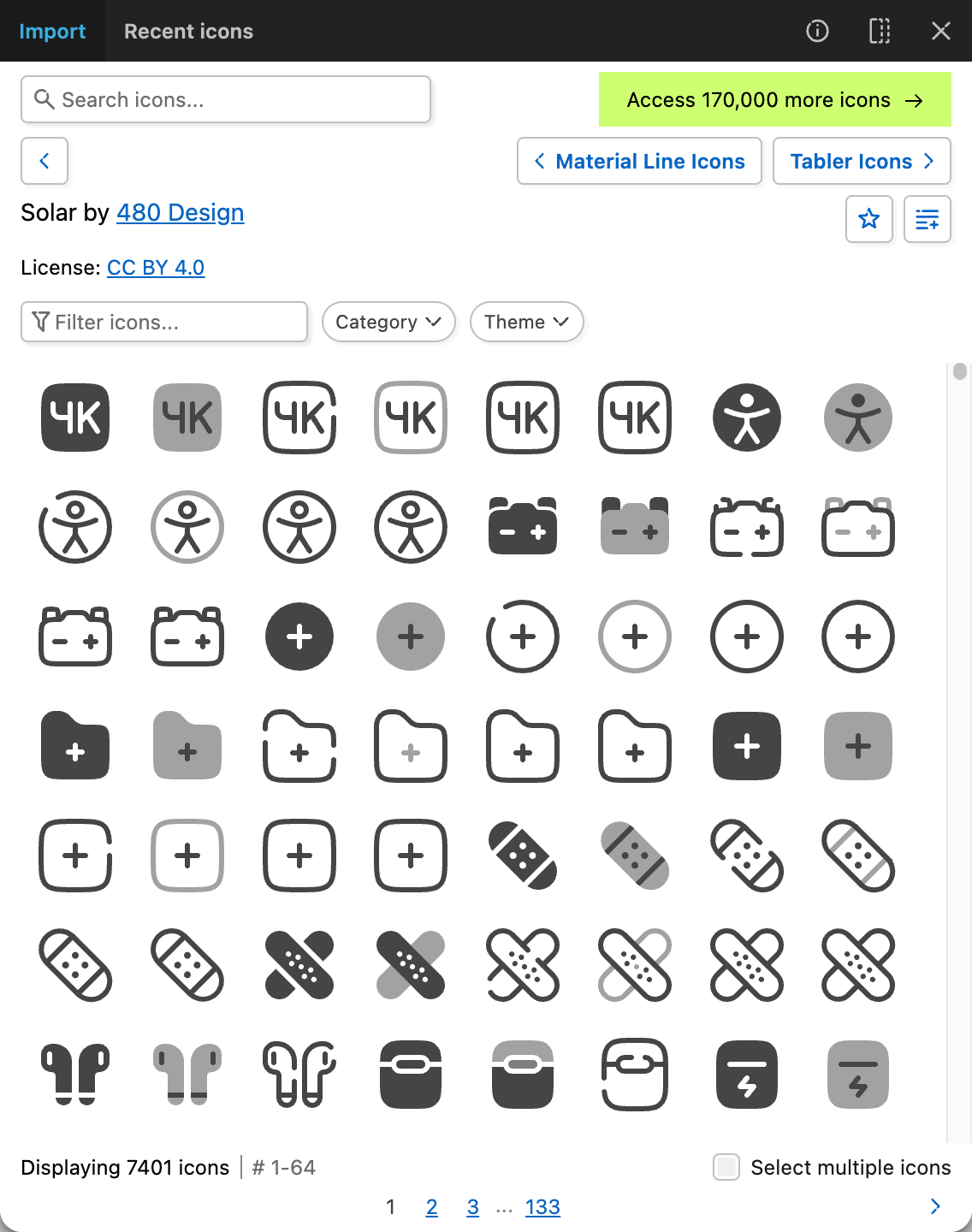 Iconify for Figma - icon set